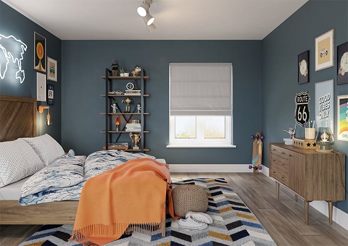 Andante, Glacier - Twist&Fit Roman Blind - Image 9